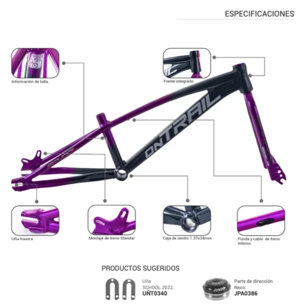 Kit Marco Bmx 20" Junior School Colores - On Trail