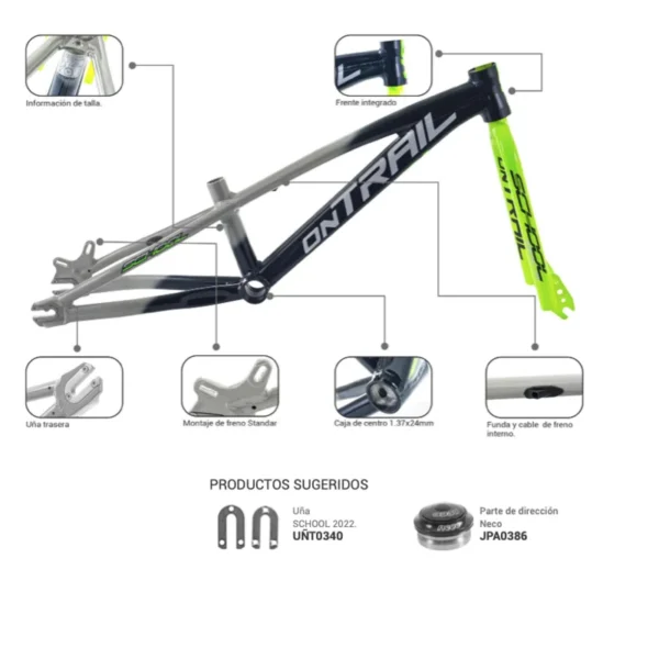 Kit Marco Bmx 20" Mini School Colores - On Trail