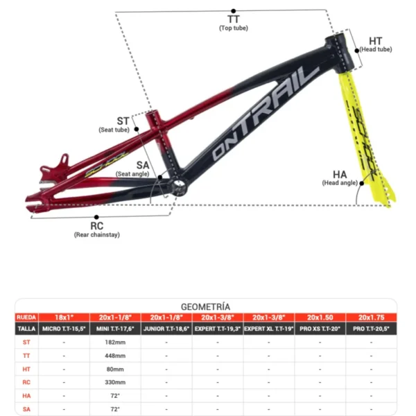 Kit Marco Bmx 20" Mini School Colores - On Trail