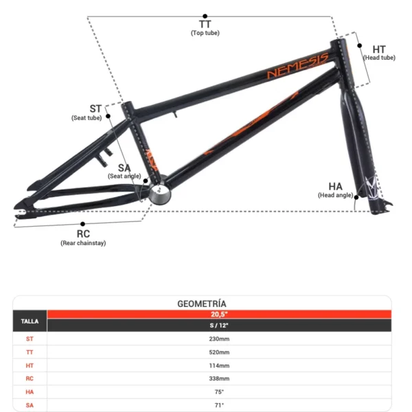 Kit Marco Bmx 20" Nemesis Colores - On Trail