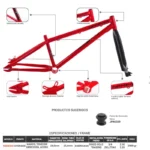 Kit Marco Bmx 26" Nemesis Cromado - On Trail