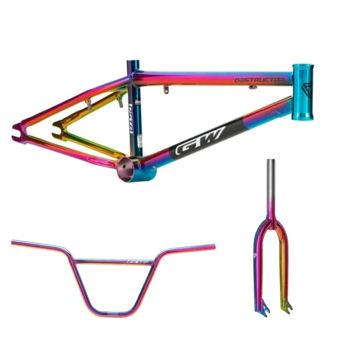 Kit Marco Bmx:Dirt 20 Destructor Acero Iridisente - Gw-1 Kit Marco Bmx/Dirt 20" Destructor Acero Iridisente - Gw
