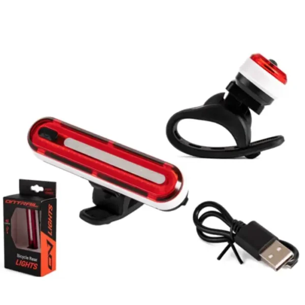 Lámpara Trasera Rectangular ON6085T 50 Chips Red - On Trail