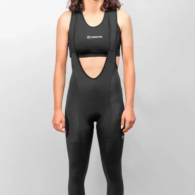 Licra Mujer 3/4 Premium Plus Negra-Capote