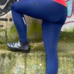 Licra/Pantalón Femenino Azul con Cargadera para Ciclismo - Ionik