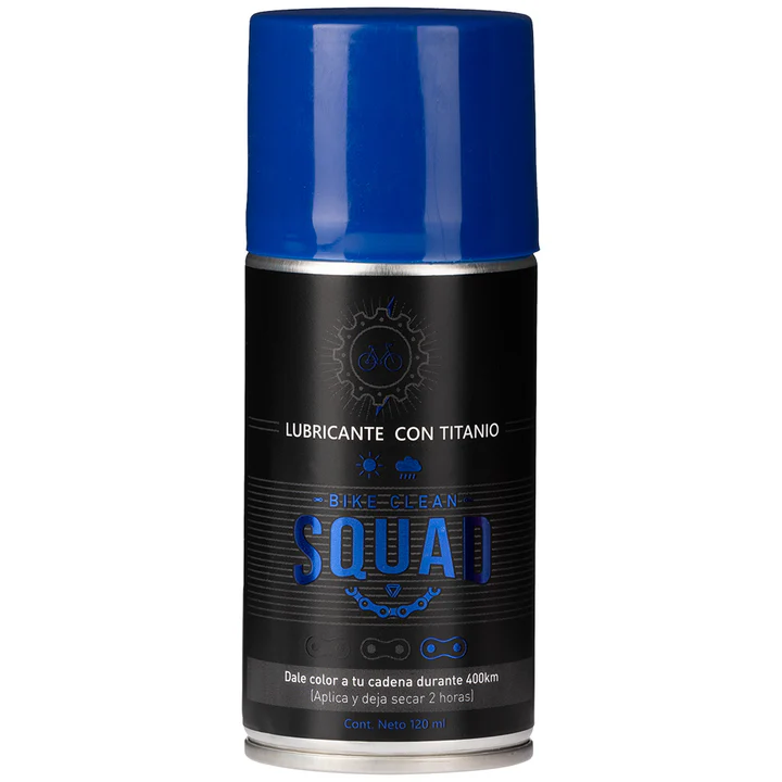 Lubricante de cadena en colores Squad-1 LUBRICANTE CADENA AZUL AEROSOL 120 ML - GW SQUAD