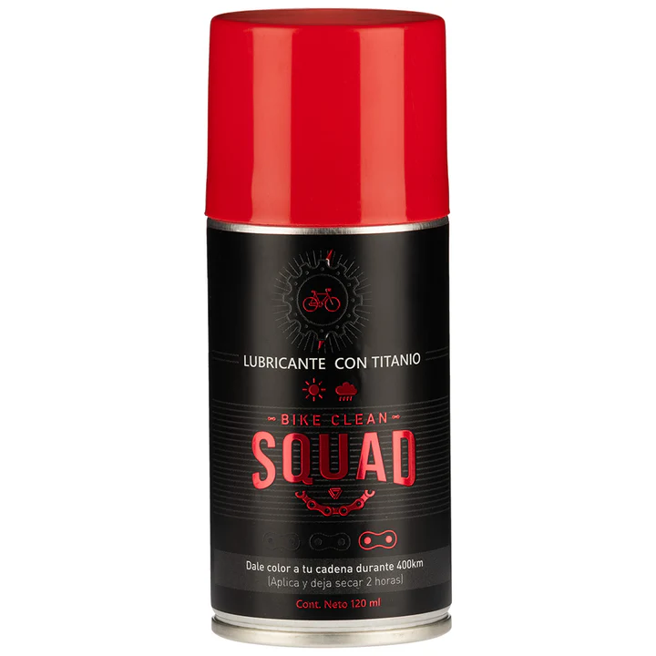 Lubricante de cadena en colores Squad-3 LUBRICANTE CADENA ROJO AEROSOL 120 ML - GW SQUAD