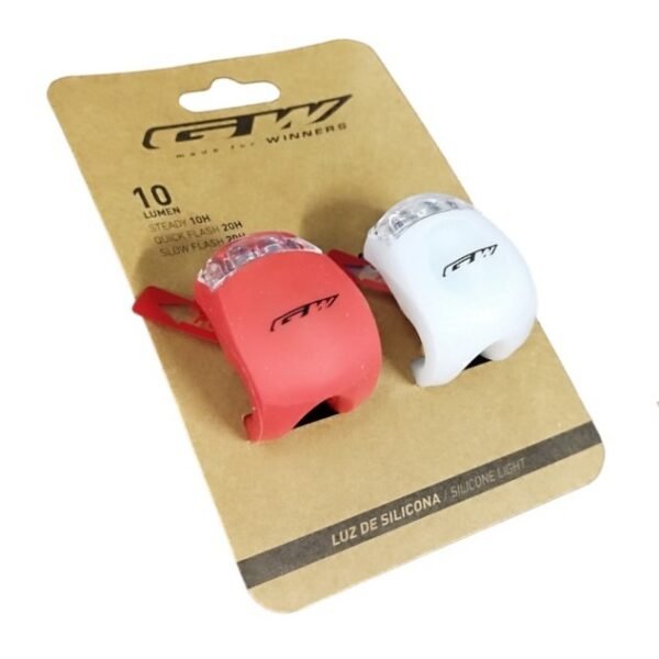 Luz Delantera/Trasera Pilas 10Lm Ebsl-00 Roja/Bl - Gw