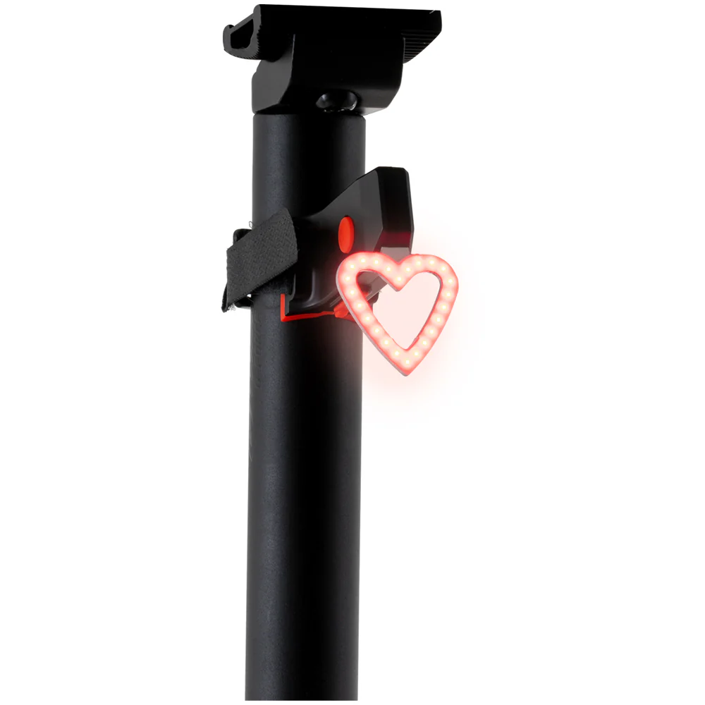 Luz Trasera para bicicleta LED T01 Corazón - GW