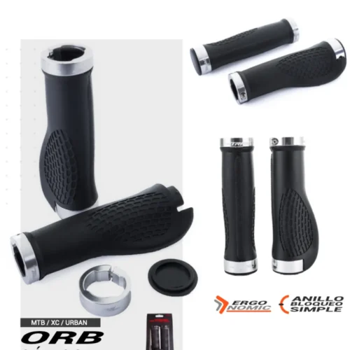 MANGOS ON203 PLASTICOS C/ARO ALUM, 130MM - ON TRAIL