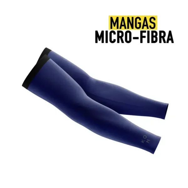 Mangas Deportivas Microfibra Azules - KOM