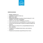 Manubrio Ruta 38/40/42CM x 125MM Carbono Vibe EVO PRO