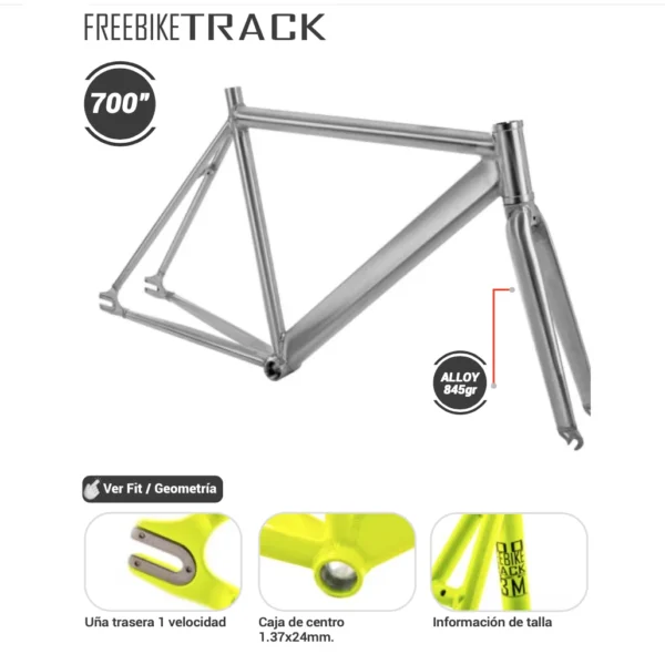 Marco Fixed Ruta Con Tenedor 700" sin Pintura - On Trail