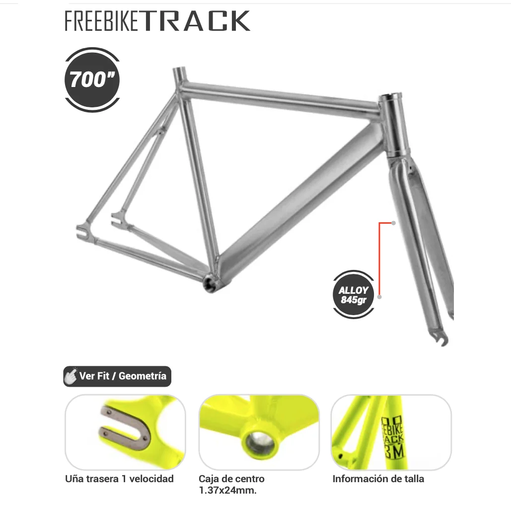 Marco Fixed Ruta Con Tenedor 700" sin Pintura - On Trail