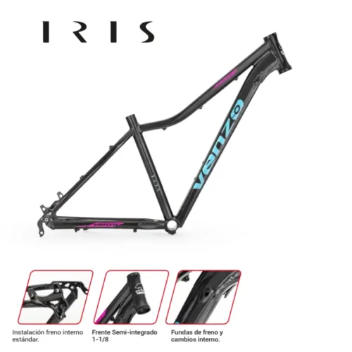 Marco Mtb Iris 27.5 Colores - Venzo-1 Marco Mtb Iris 27.5" Colores - Venzo