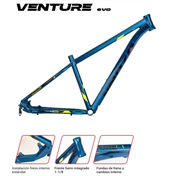 Marco Mtb Venture Evo 29 Colores - Venzo-1 Marco Mtb Venture Evo 29" Colores - Venzo