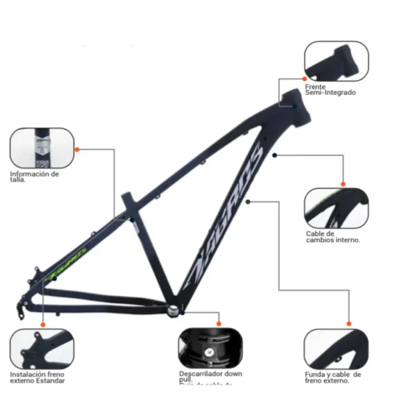 Marco Zagros New Mtb 29" Sin Tenedor con Galapago  - On Trail