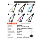 Marco Zagros New Mtb 29" Sin Tenedor con Galapago  - On Trail