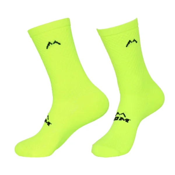 Medias FANTASY PRO ciclismo y running Verde Neon - Kom