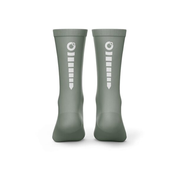 Medias Grises De Compresión Con Reflectivo - Ionik