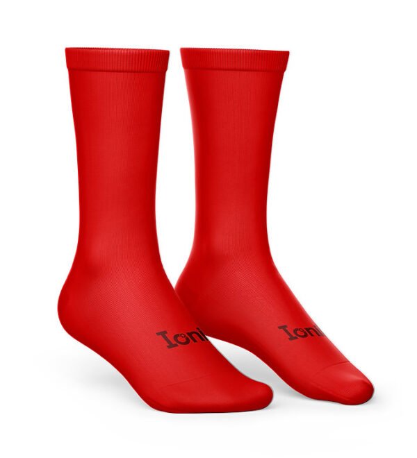 Medias Rojas De Compresión Con Reflectivo - Ionik