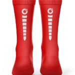 Medias Rojas De Compresión Con Reflectivo - Ionik