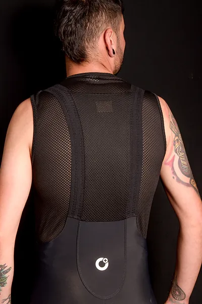Pantaloneta Masculina Negra Sin Costuras para Ciclismo - Ionik