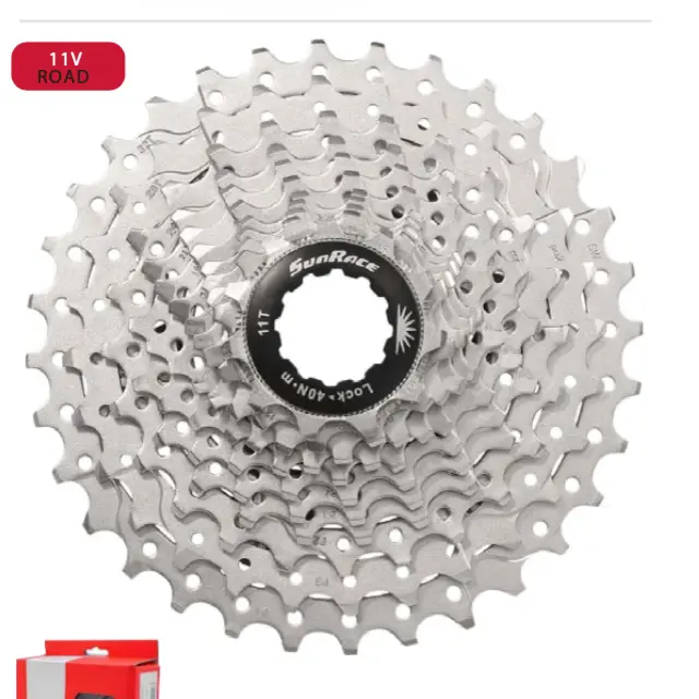 Pacha Cassette CS-RS3 11/32 11Vel Silver (Box) - Sunrace