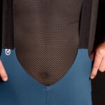 Pantaloneta Masculina Sin Costuras para Ciclismo Azul Petróleo - Ionik