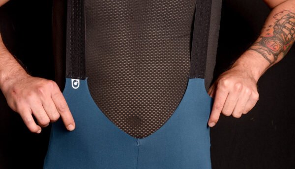 Pantaloneta Masculina Sin Costuras para Ciclismo Azul Petróleo - Ionik