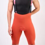 Pantaloneta Masculina Terracota Sin Costuras para Ciclismo - Ionik