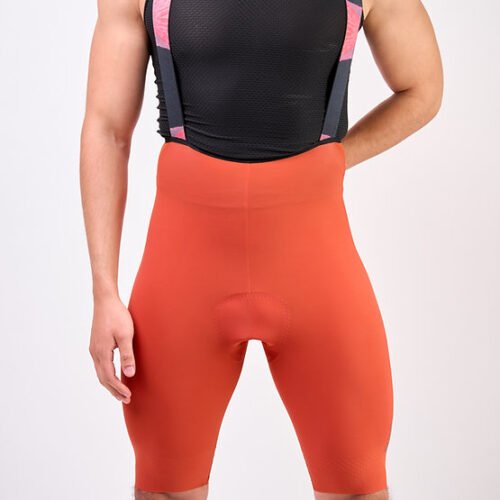 Pantaloneta Masculina Terracota Sin Costuras para Ciclismo - Ionik