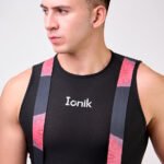 Pantaloneta Masculina Terracota Sin Costuras para Ciclismo - Ionik