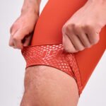 Pantaloneta Masculina Terracota Sin Costuras para Ciclismo - Ionik