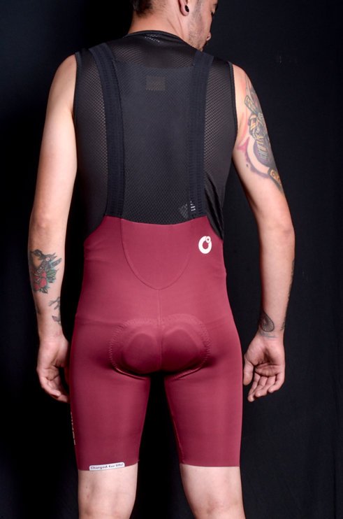 Pantaloneta Masculina Vinotinto Sin Costuras para Ciclismo - Ionik-3 Pantaloneta Masculina Vinotinto Sin Costuras para Ciclismo - Ionik