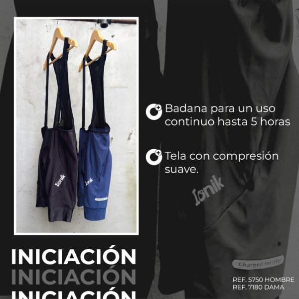 Licra/Pantaloneta Negra Iniciación Onix - Ionik
