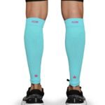 Pantorrilleras de Alta Compresión ciclismo, running Azul - Kom-2 Pantorrilleras de Alta Compresión ciclismo, running Azul - Kom