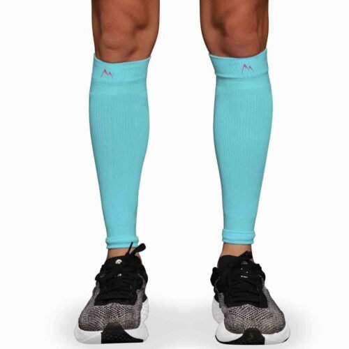 Pantorrilleras de Alta Compresión ciclismo, running Azul - Kom