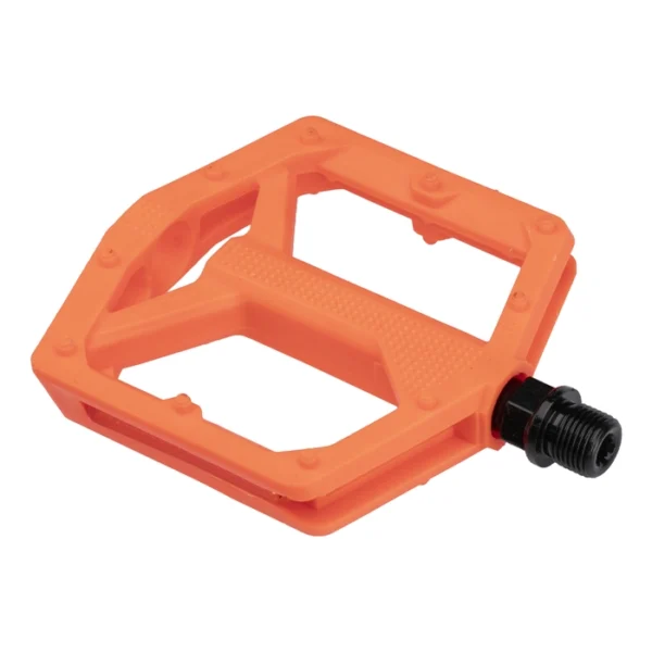 Pedales Mtb Flat Gw-P555 Plastico Naranja Gw