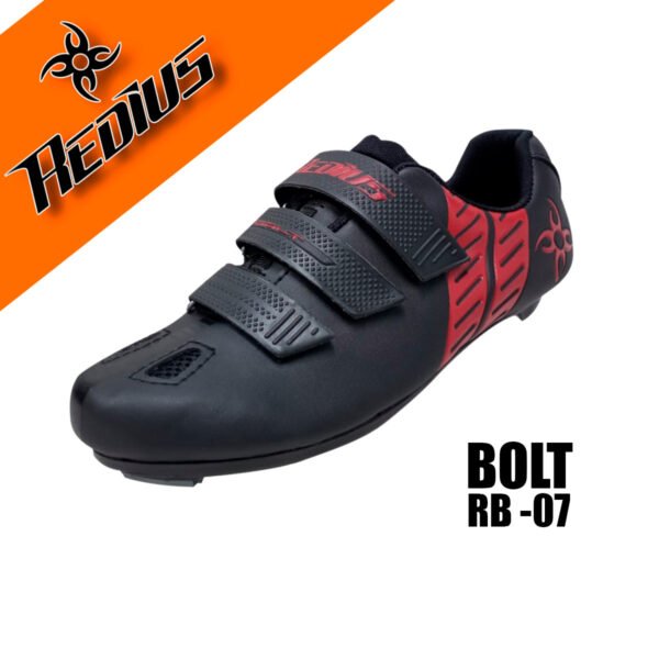 Zapatilla Ruta Bolt Negro/Rojo - Redius