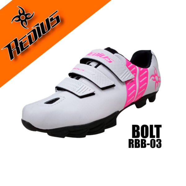 Zapatilla Mtb Bolt Blanca/Fucsia - Redius