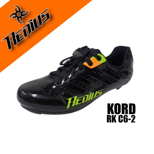 Zapatilla Ruta Kord Negro/Verde - Redius
