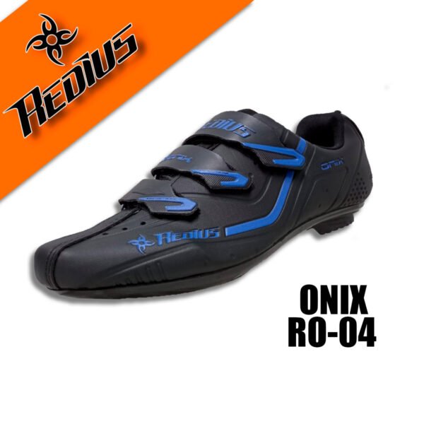 Zapatilla Ruta Onix Negro/Azul Rey- Redius