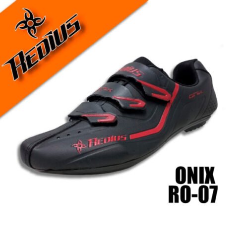 Zapatilla Ruta Onix Negra/Roja - Redius