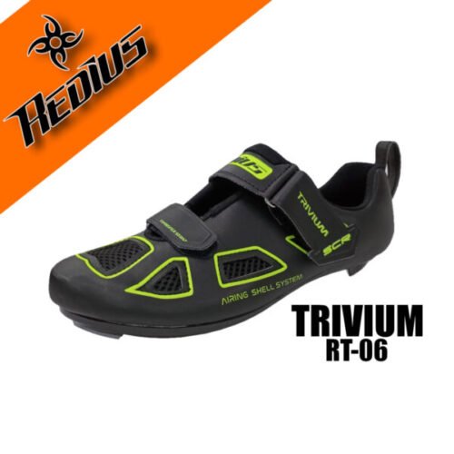 Zapatilla Duatlon Ruta Trivium Negra/Amarillo - Redius