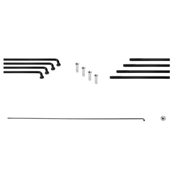 Radios Ruta Con Niple 700C 289Mmx14G Negro Mls