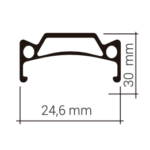 Rin Gravity 24 Mtb Aero J19Db Al 36H