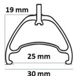 Rin Mtb 27.5P 36H M21 Rojos Con Ojales - Gw