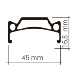 Rines Jumper 27 X 1.75" S40A 36H Aluminio C/Ojalete On Trail
