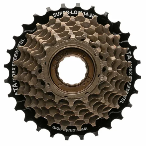 Rueda Libre Multiple Mtb 7Vel 14-28T Kdf-711 Marron-Negra-1 Rueda Libre Multiple Mtb 7Vel 14-28T Kdf-711 Marron-Negra